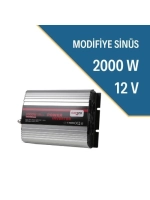 2000W-12V Modifiye Sinüs İnverter