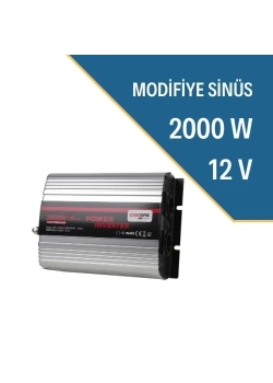 2000W-12V Modifiye Sinüs İnverter