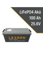 100AH 25,6V Lityum Akü