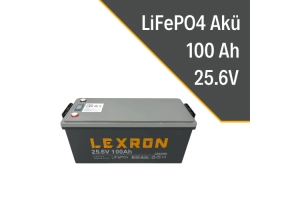 100AH 25,6V Lityum Akü
