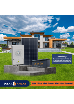 12KW Trifaze Hibrit Sistem