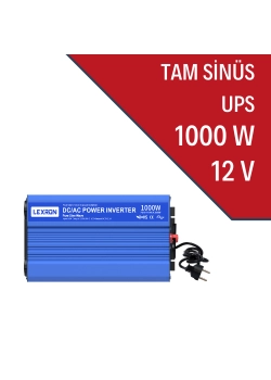 1000W-12V Tam Sinüs İnverter UPS