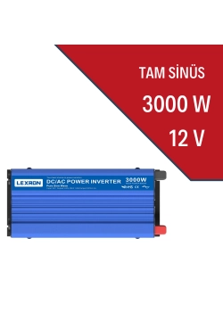 3000W-12V Tam Sinüs İnverter