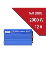 2000W-12V Tam Sinüs İnverter
