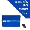 2000W-12V Tam Sinüs İnverter UPS
