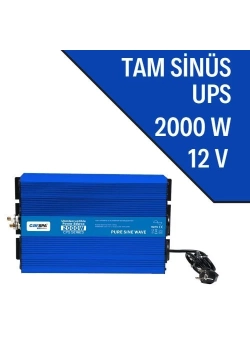 2000W-12V Tam Sinüs İnverter UPS