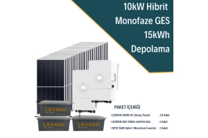 10KW Trifaze Hibrit Sistem