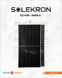 SOLEKRON SOL144N-600W Güneş Paneli ile Yüksek Verimli Enerji Üretimi